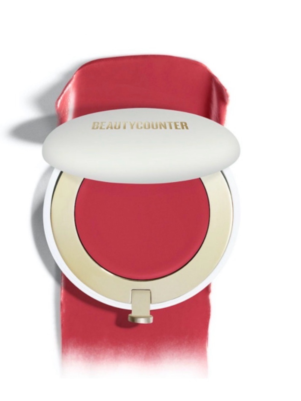 Beautycounter White Compact Cream Blush Duo GOJI
